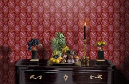 Обои V10020 фото в интерьере гостиной превью