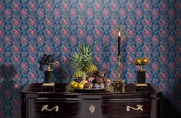 Обои V10021 фото в интерьере гостиной превью