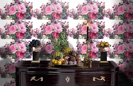 Обои V9002 фото в интерьере гостиной превью