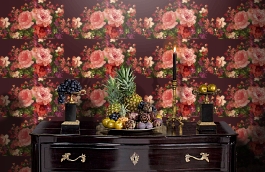 Обои V9004 фото в интерьере гостиной превью