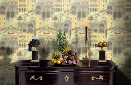 Обои 1004 фото в интерьере гостиной превью