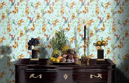 Обои 15 006 фото в интерьере гостиной превью