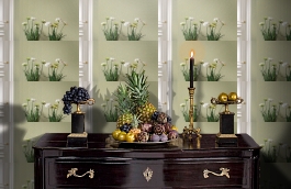 Обои 5005 фото в интерьере гостиной превью