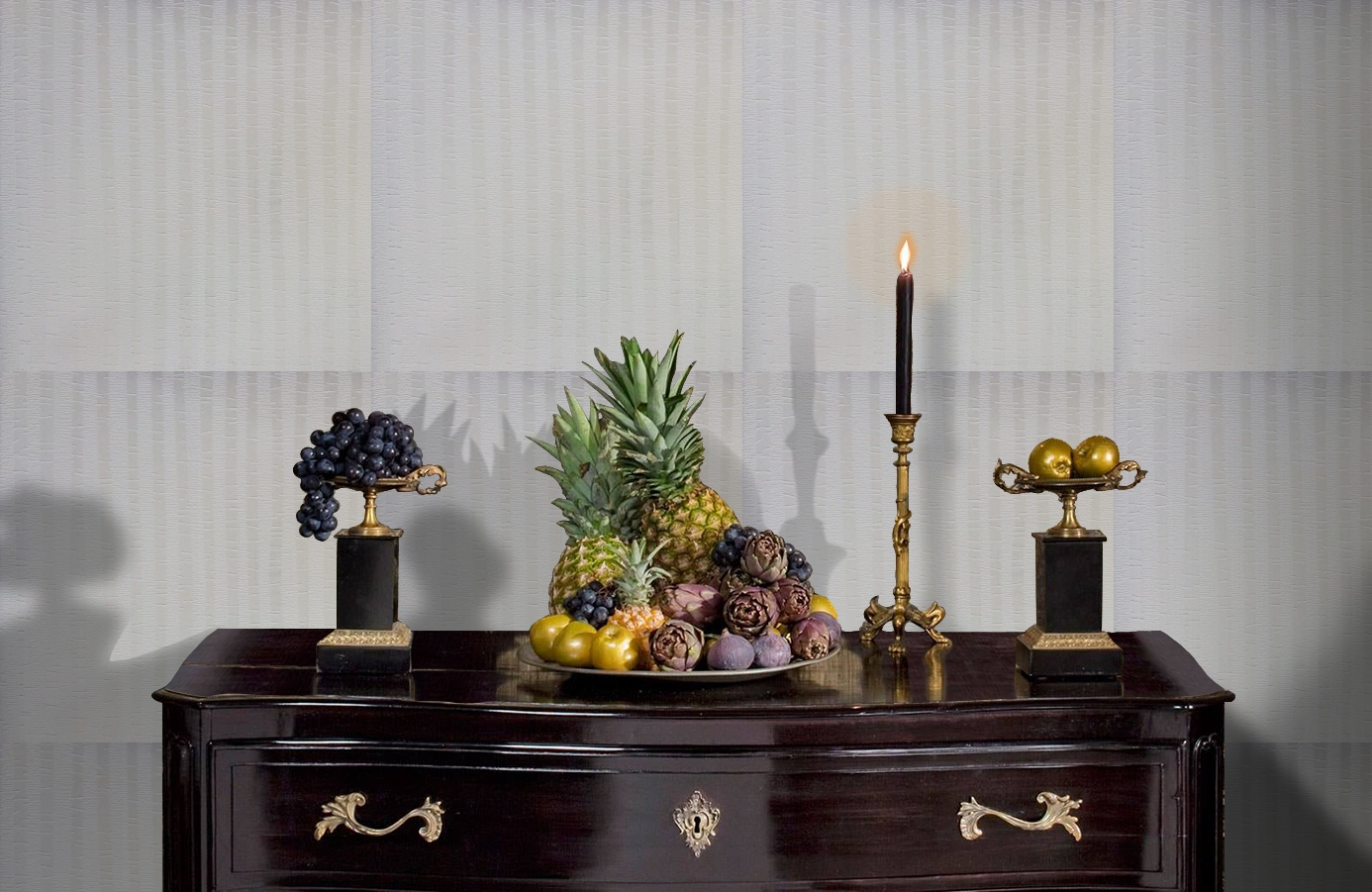 Обои 5705 фото в интерьере гостиной