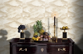 Обои AM1 002 фото в интерьере гостиной превью