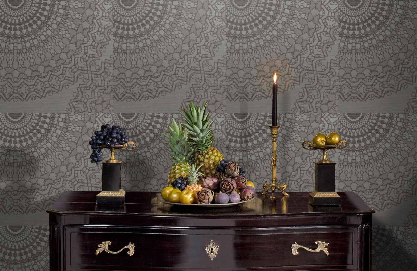 Обои 185021 фото в интерьере гостиной