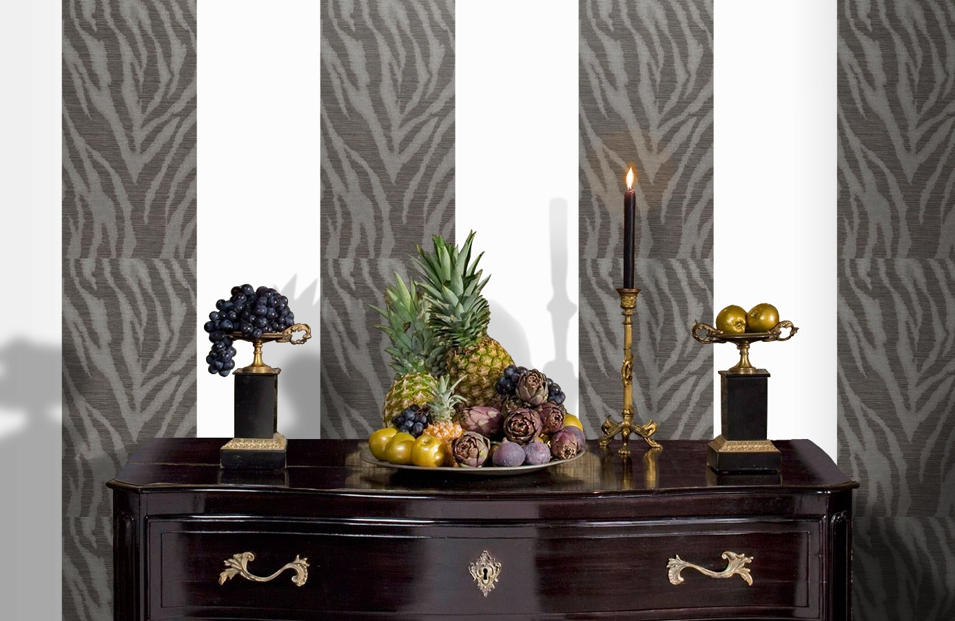 Обои 185026 фото в интерьере гостиной