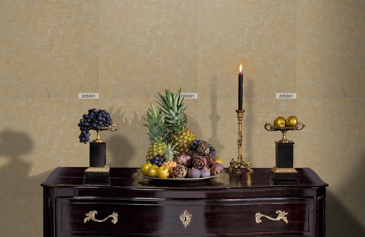 Обои 205001 фото в интерьере гостиной