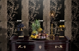 Обои 235013 фото в интерьере гостиной превью