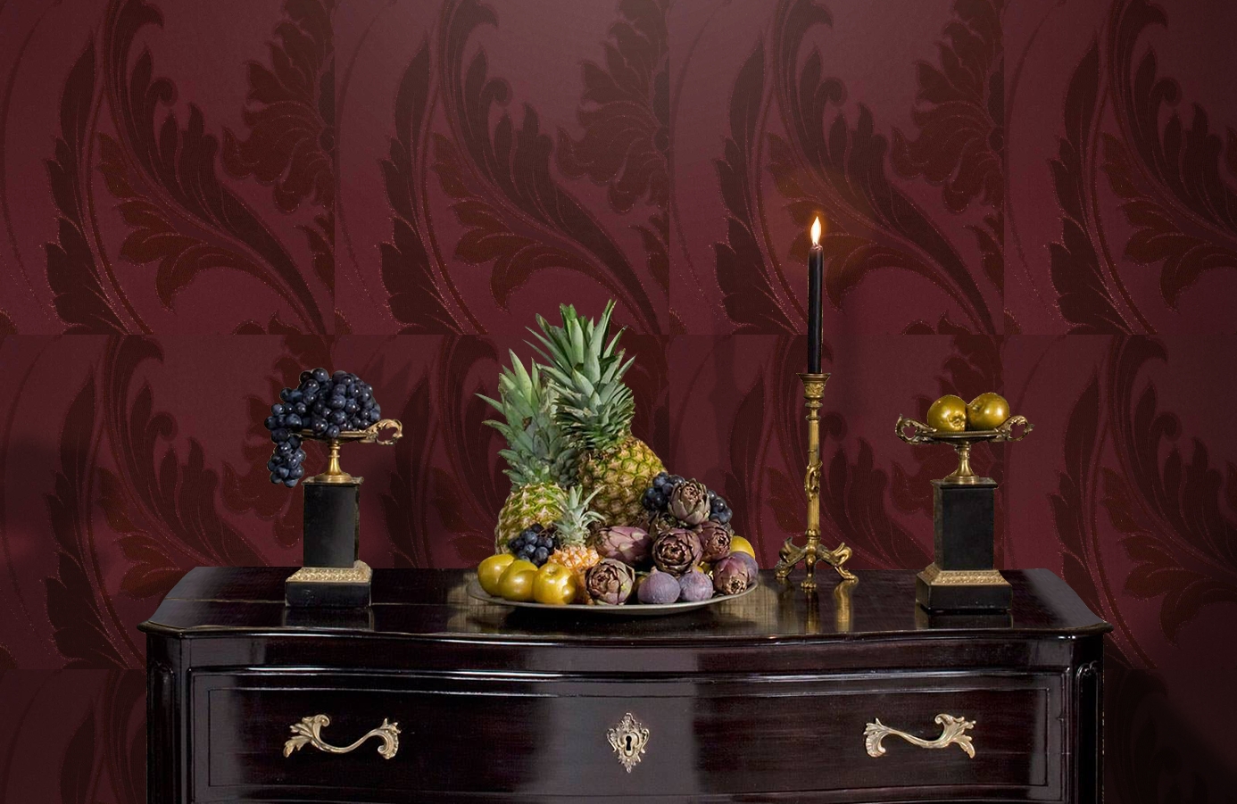 Обои 245006 фото в интерьере гостиной