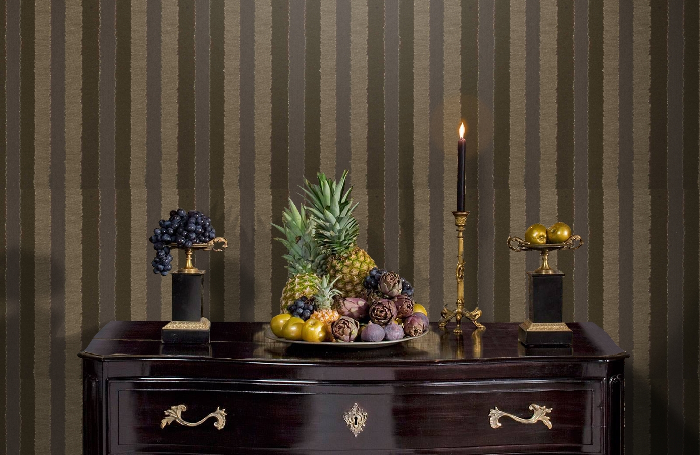 Обои 245013 фото в интерьере гостиной