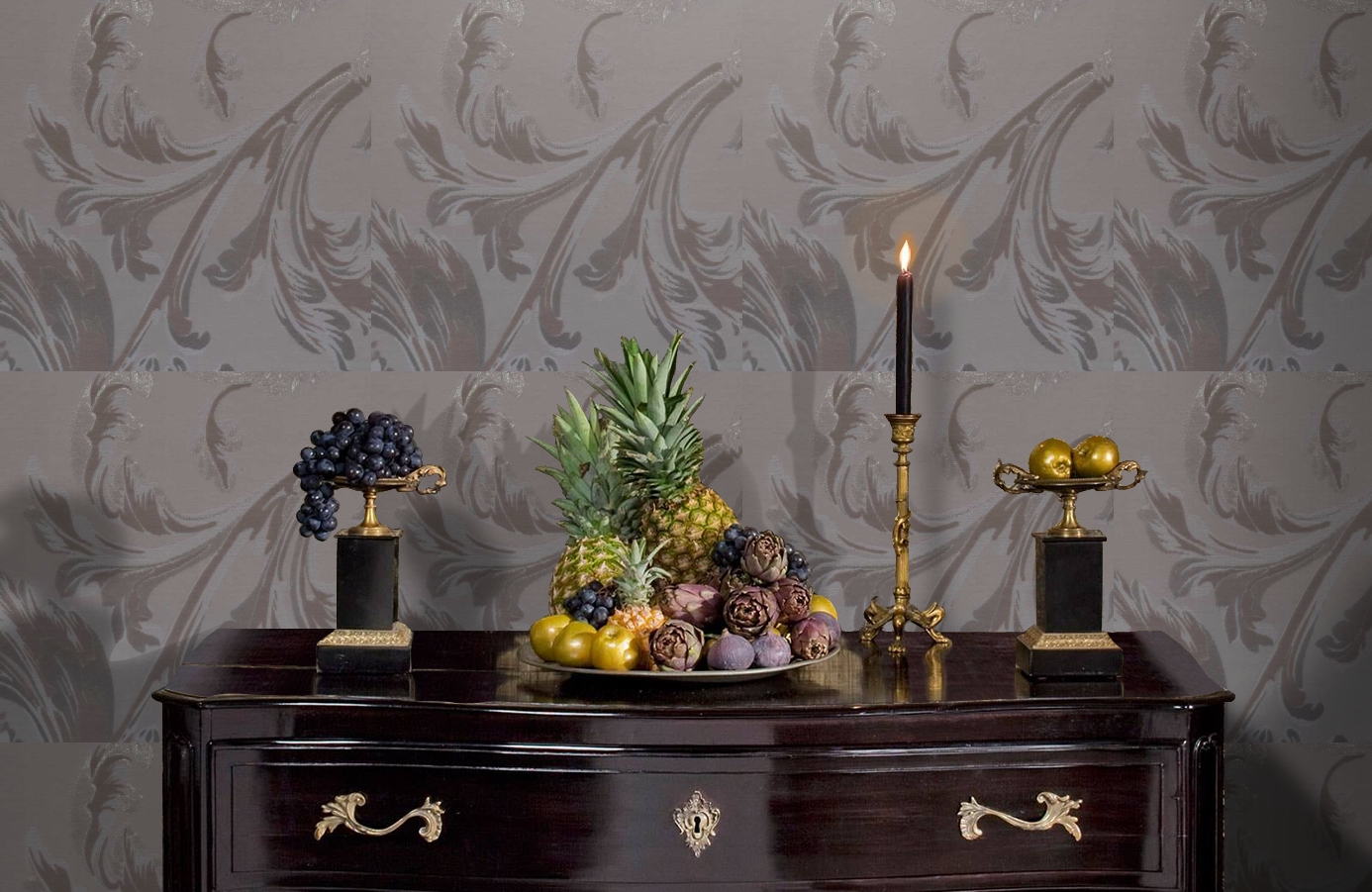 Обои 245016 фото в интерьере гостиной