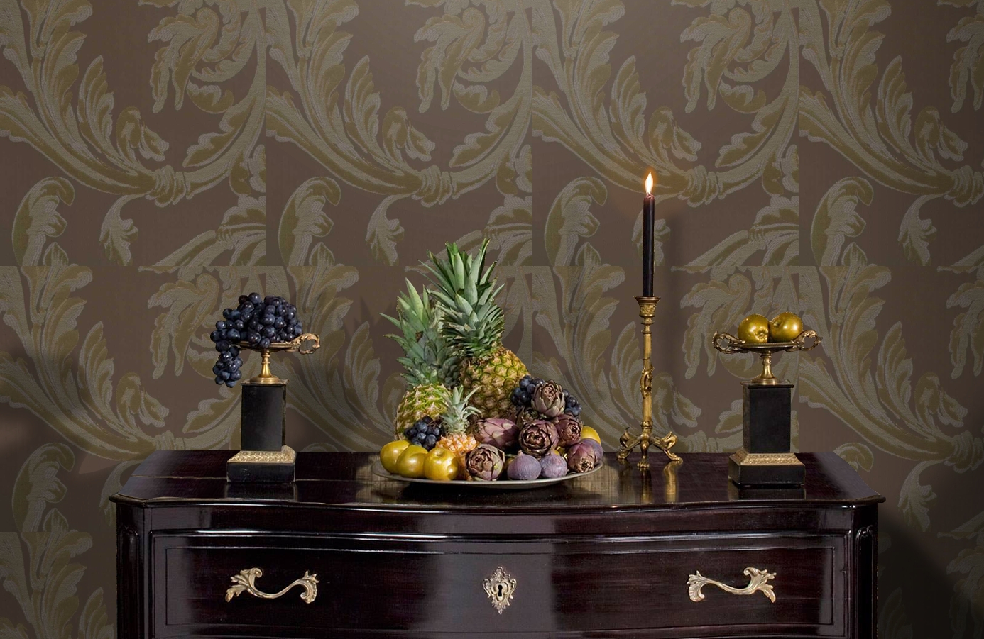 Обои 245019 фото в интерьере гостиной