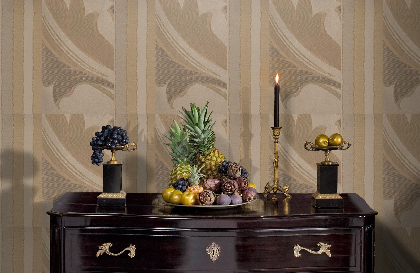 Обои 245031 фото в интерьере гостиной