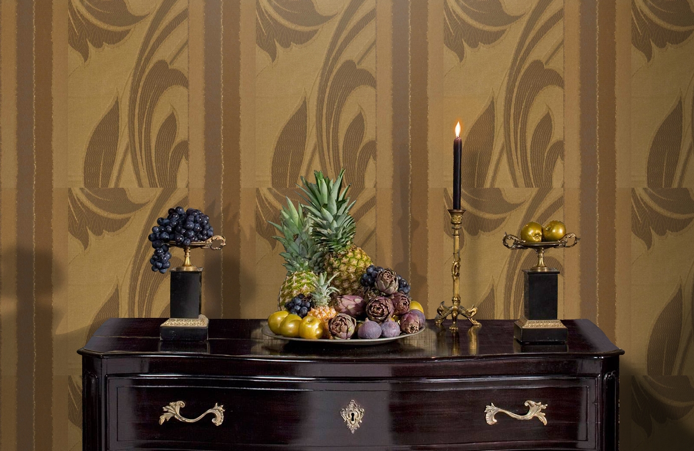 Обои 245034 фото в интерьере гостиной