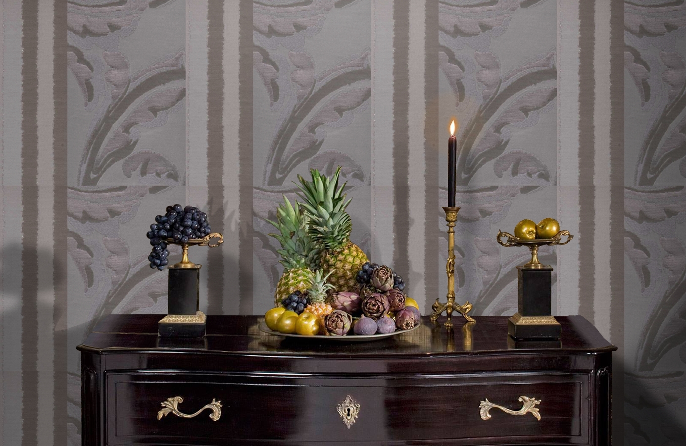 Обои 245038 фото в интерьере гостиной