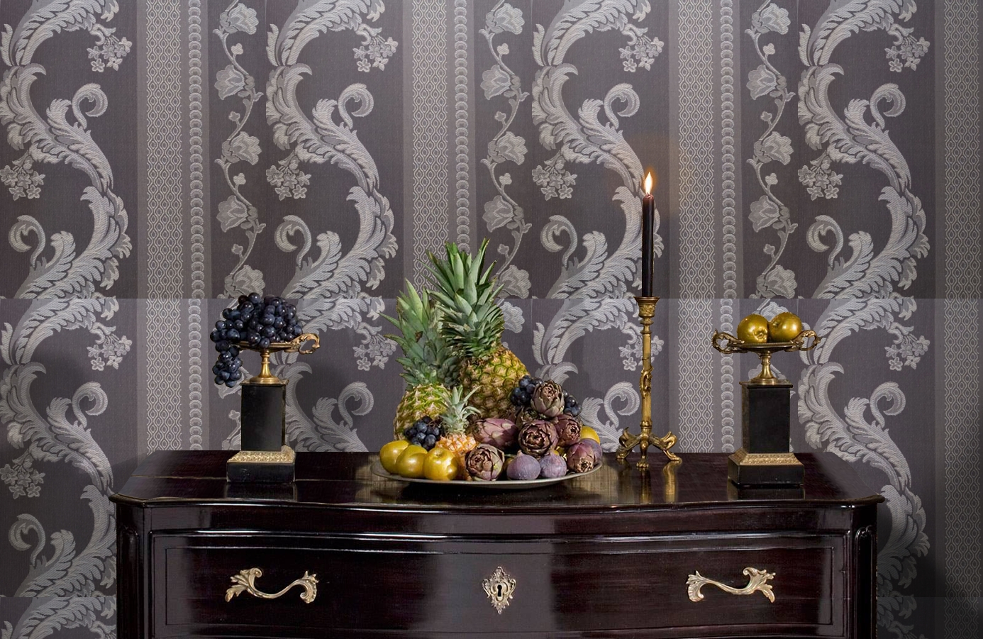 Обои 4610-KK2 фото в интерьере гостиной