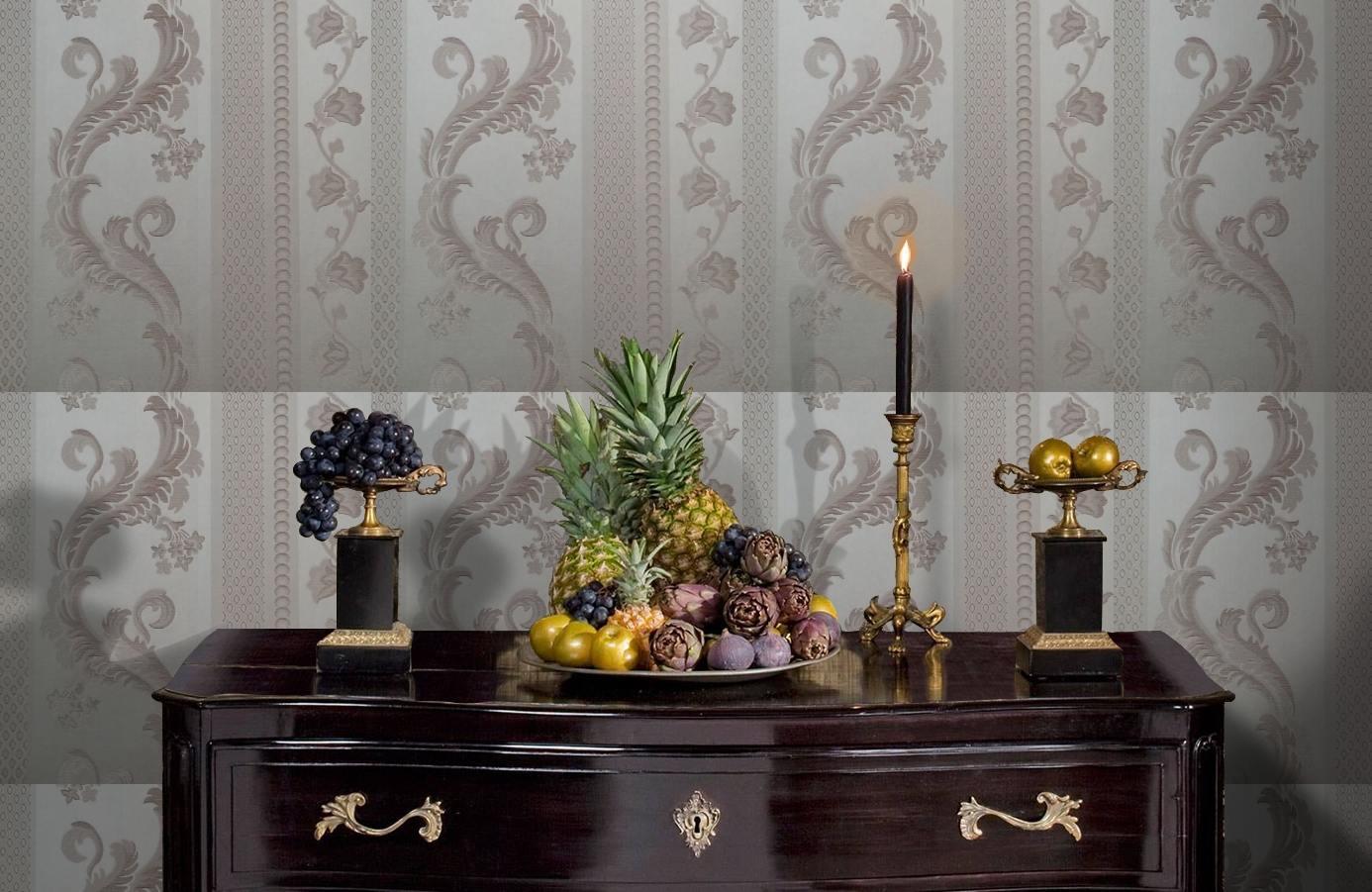 Обои 4610-M1 фото в интерьере гостиной