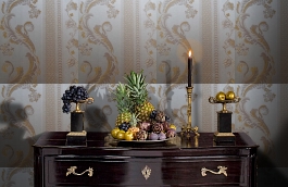 Обои 4610-Y1 фото в интерьере гостиной превью