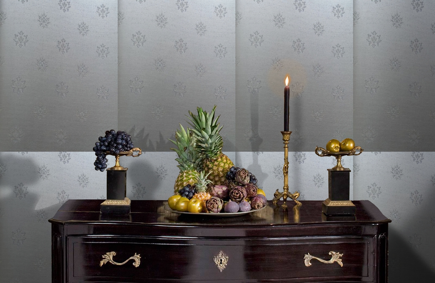 Обои 4620-G1 фото в интерьере гостиной Обои 4620-G1 фото в интерьере гостиной