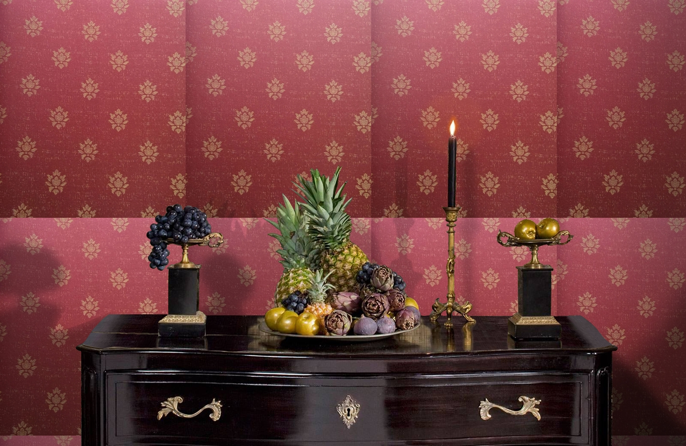 Обои 4620-RR2 фото в интерьере гостиной