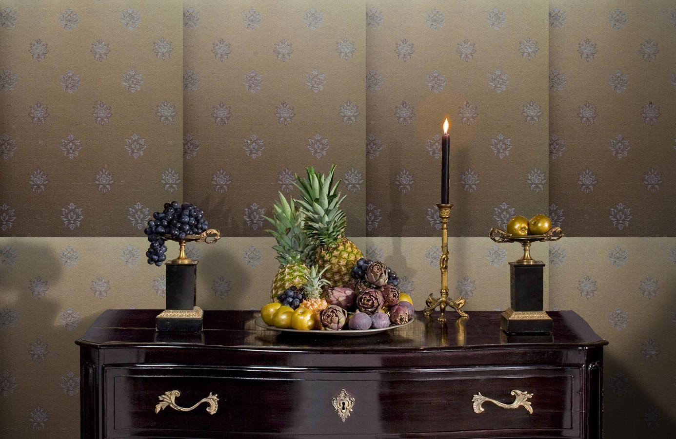 Обои 4620-YY1 фото в интерьере гостиной