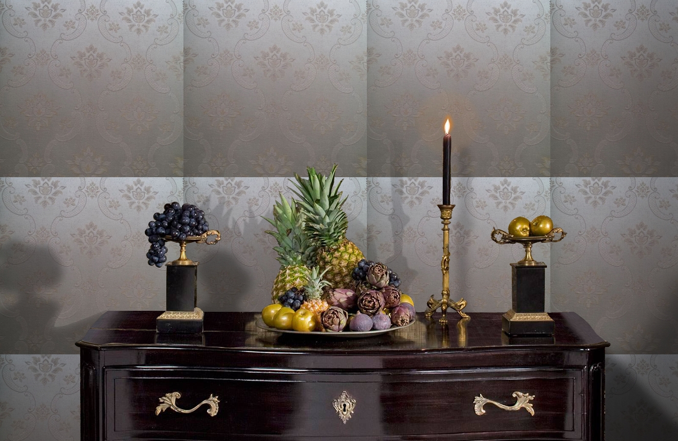 Обои 4630-E2 фото в интерьере гостиной