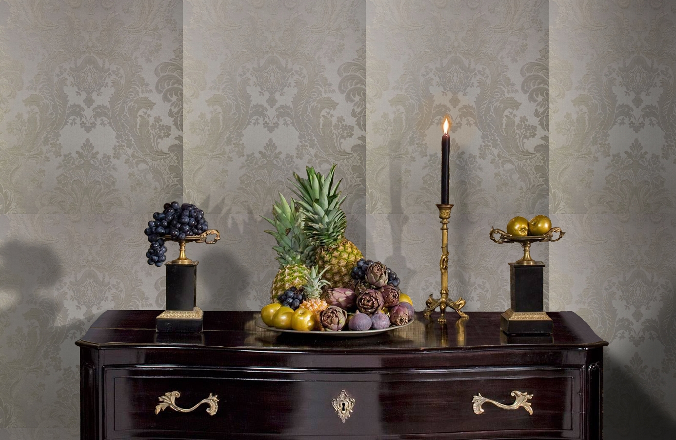 Обои 4630-G1 фото в интерьере гостиной