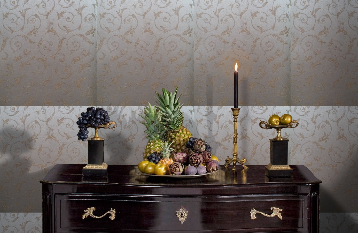 Обои 4640-E2 фото в интерьере гостиной