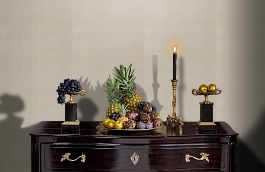 Обои 1 фото в интерьере гостиной превью