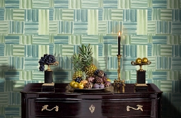 Обои 10205 фото в интерьере гостиной превью