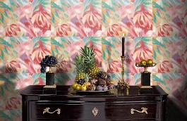 Обои 10220 фото в интерьере гостиной превью