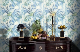 Обои 10225 фото в интерьере гостиной превью