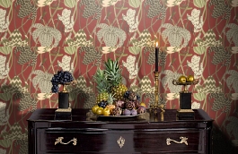 Обои 10232 фото в интерьере гостиной превью