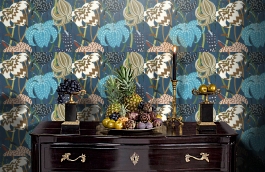 Обои 10233 фото в интерьере гостиной превью