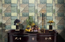 Обои 10243 фото в интерьере гостиной превью