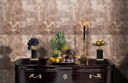 Обои 19342 фото в интерьере гостиной превью