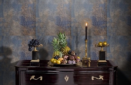 Обои 19343 фото в интерьере гостиной превью