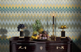 Обои 20064 фото в интерьере гостиной превью