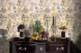 Обои 20095 фото в интерьере гостиной превью