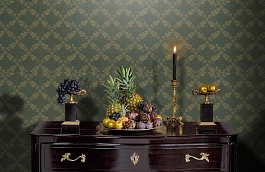 Обои 503-89 фото в интерьере гостиной превью