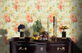 Обои 872-04 фото в интерьере гостиной превью