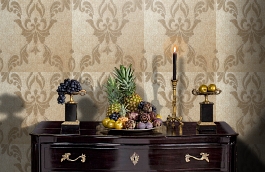 Обои IR 102-4 фото в интерьере гостиной превью