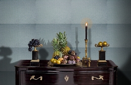 Обои KT35 фото в интерьере гостиной превью