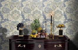 Обои M9206-8008 фото в интерьере гостиной превью