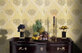 Обои M9213-8004 фото в интерьере гостиной превью