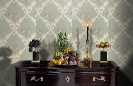 Обои M9213-8007 фото в интерьере гостиной превью