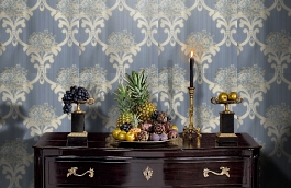 Обои M9213-8008 фото в интерьере гостиной превью