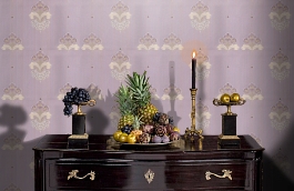 Обои M9377-8003 фото в интерьере гостиной превью