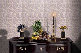 Обои M9411-8003 фото в интерьере гостиной превью